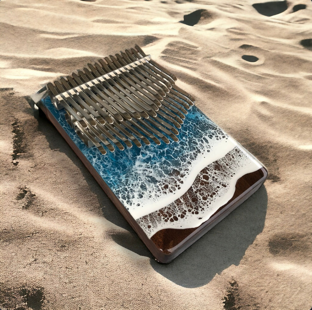 Kalimba Chromatic 34K POOPOOPIDOO "UTOPIA - MAUI" - black walnut