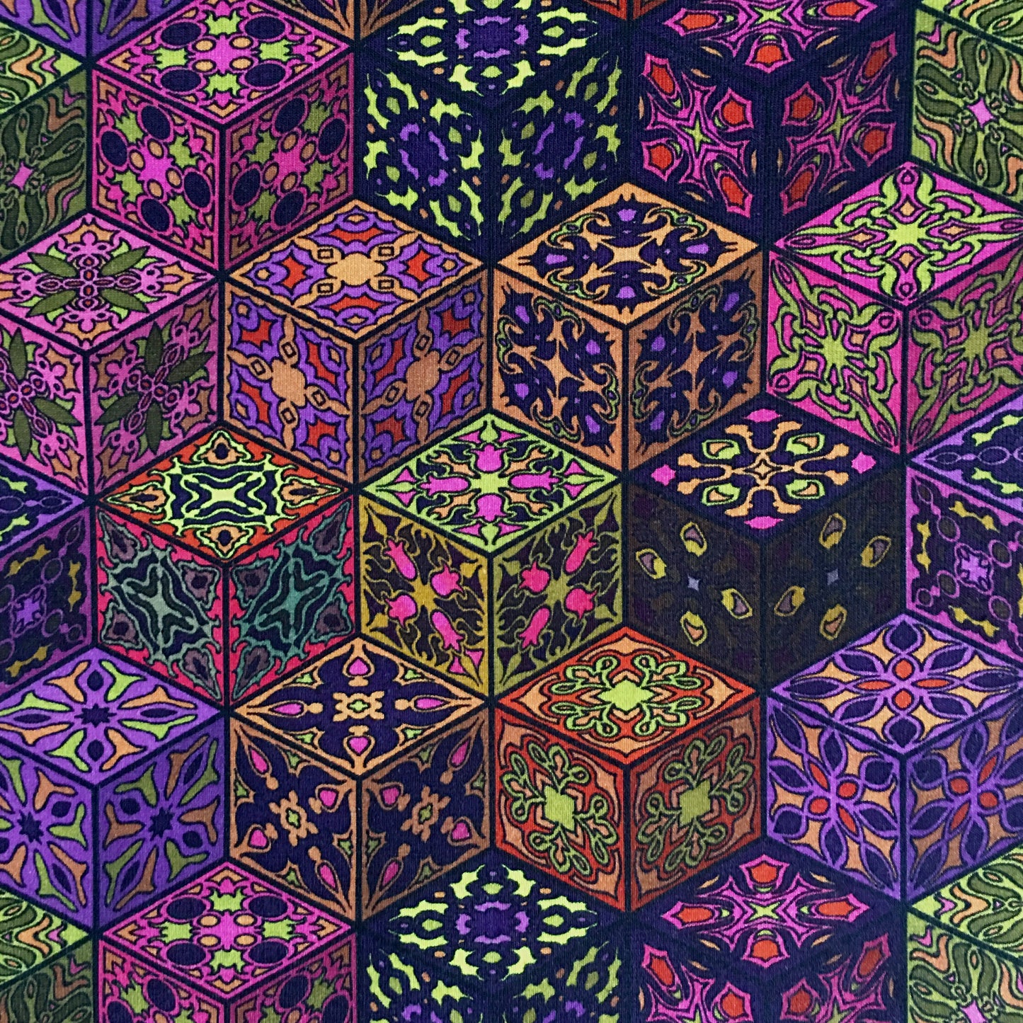 Hybrid baby TERRY 1.2.3! "VIOLET CUBISME"