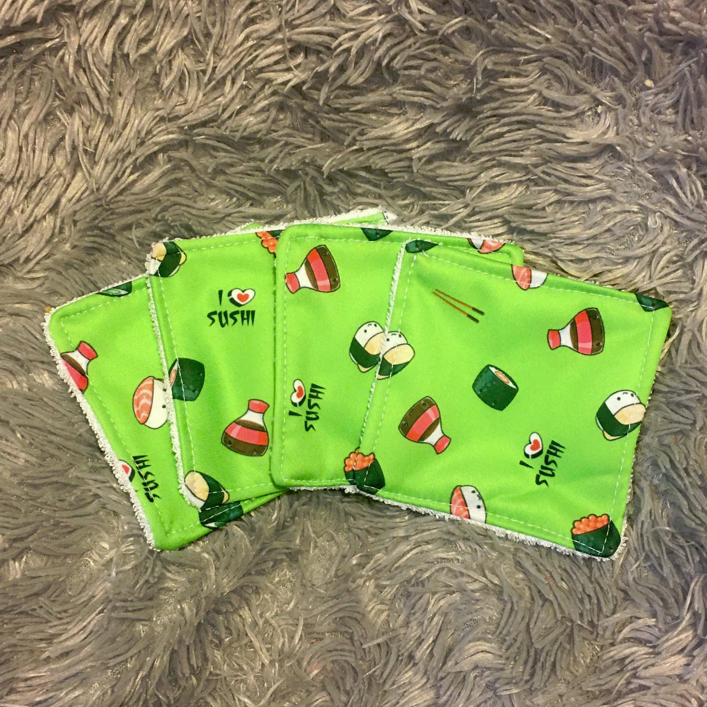 Lingettes Effet mains propres 0 WASTE "SUSHI LOVE"