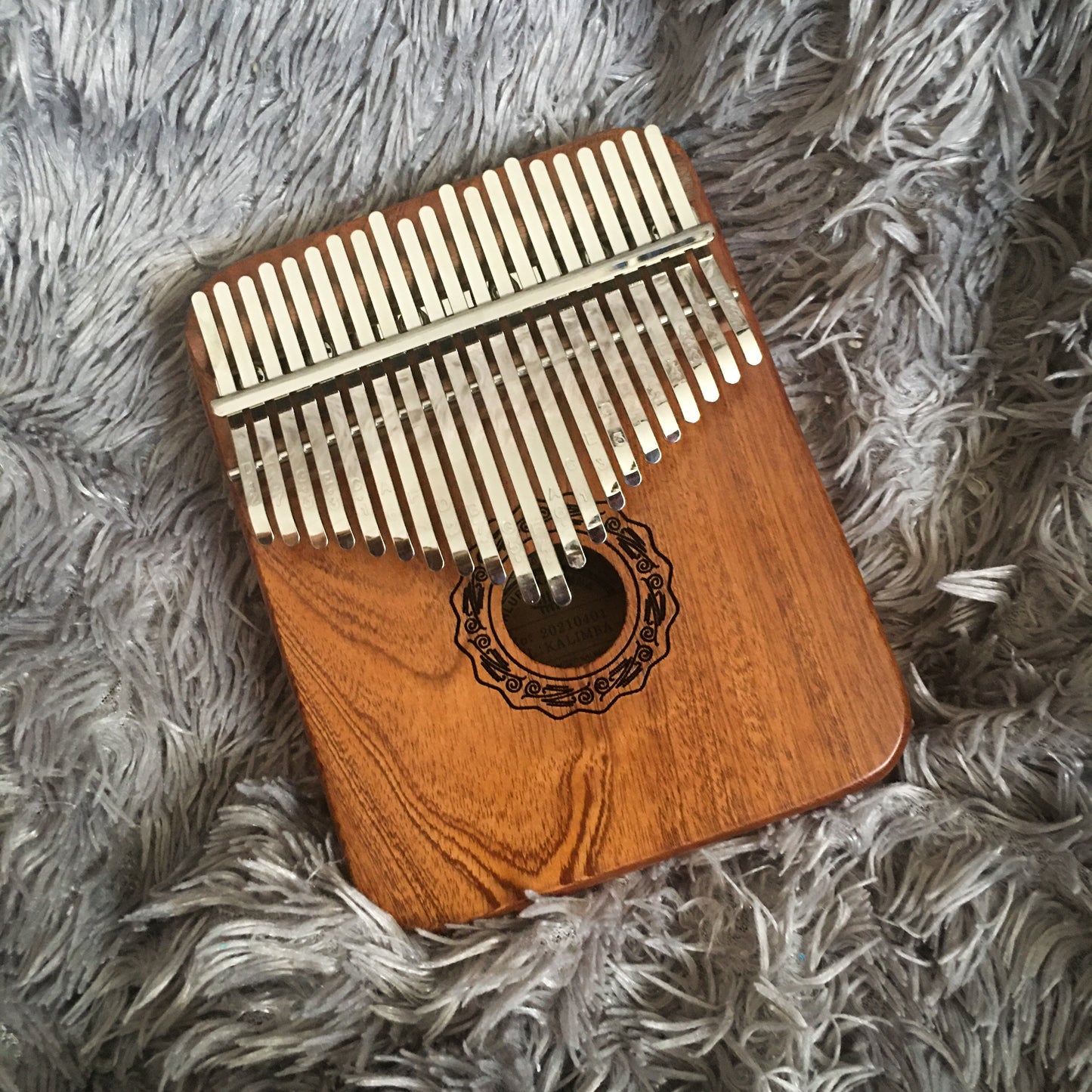 Kalimba HLURU hollow-21K- santal jaune