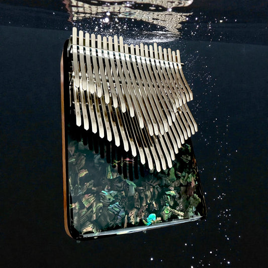Kalimba Chromatic 42K POOPOOPIDOO UTOPIA - "DARK WATERS" - ashwood