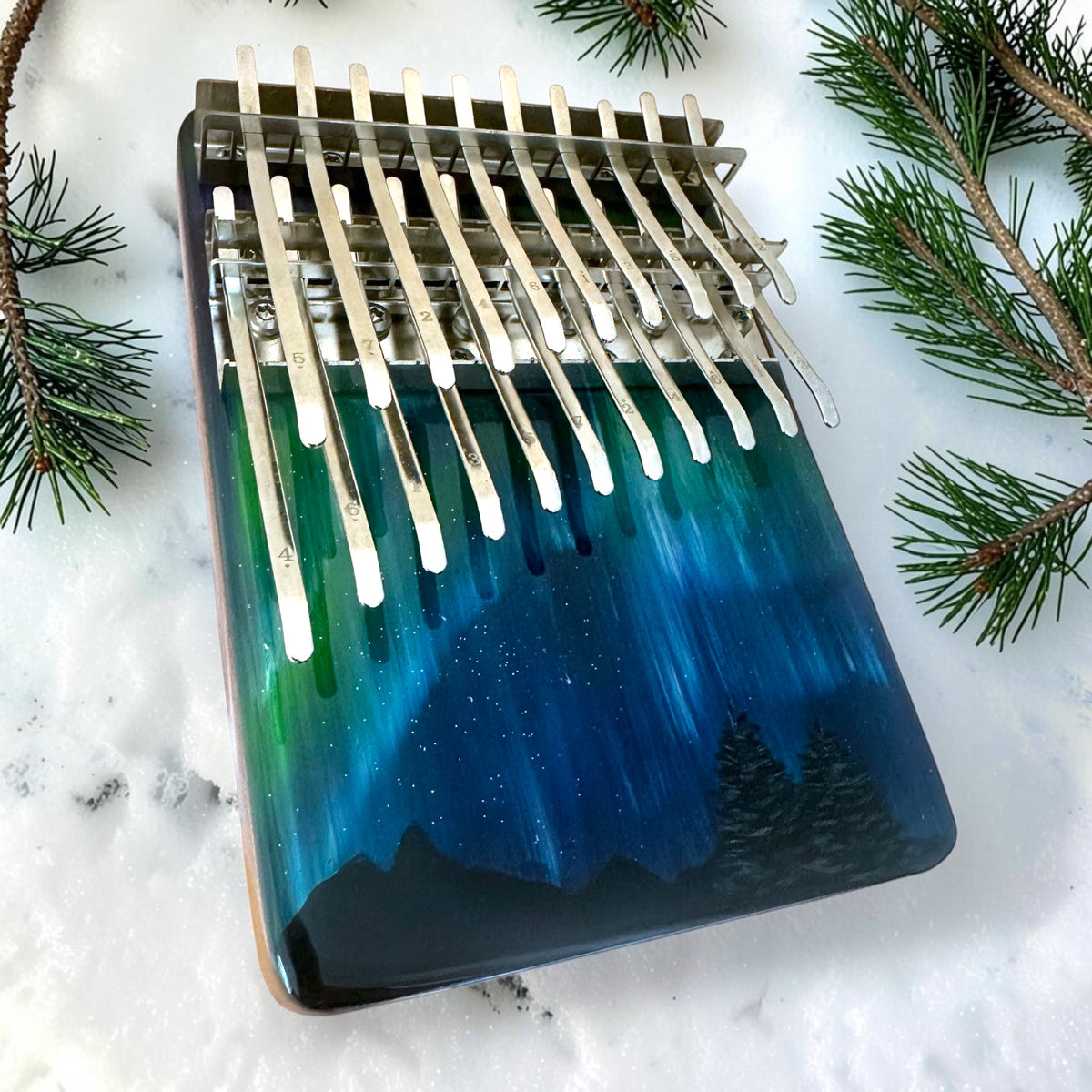 Kalimba 21K POOPOOPIDOO - MAUI - Black walnut