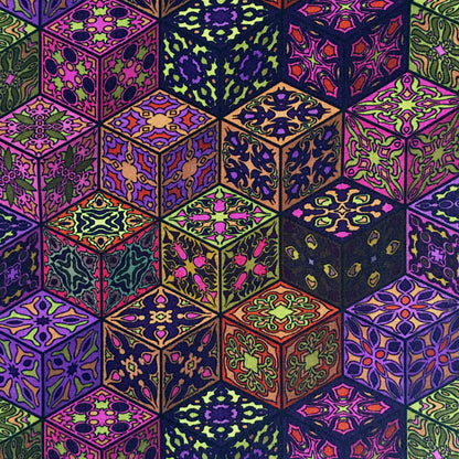 SNAP Preplate Terry Baby "VIOLET CUBISME"