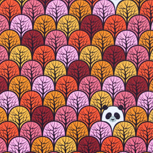 Load image into Gallery viewer, Preplate BASIC child organic cotton &quot;CACHE-CACHE PANDA&quot; - AUTUMN