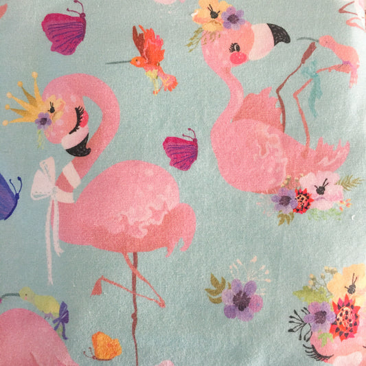 SNAP Preplate Terry Baby "FLAMINGO PRINCESS"