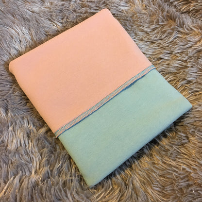 Plate double bébé "COTON BIO" bicolore ou monochrome - 5 coloris