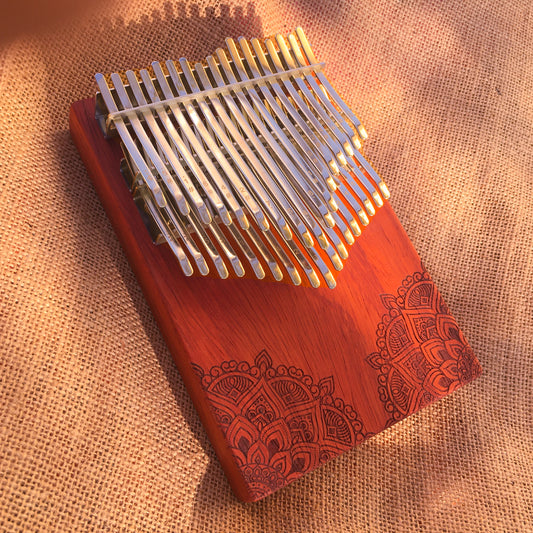 Kalimba Chromatic 34K POPOOPIDOO UTOPIA "INDIA"- Padauk